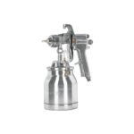 Pistola p/pintar succión HVHP vaso alum, 1.8mm, 2 vál TRUPER