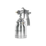 Pistola p/pintar succión HVLP vaso aluminio, 1.4 mm, TRUPER