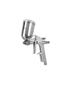 Pistola compacta Truper p/retoque LVMP vaso aluminio 0.5 mm - Tecnología de baja presión medio volumen para detalles finos que permite máxima precisión en trabajos minuciosos (Clave 11098)