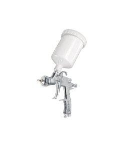 Pistola para Pintar Truper Gravedad LVLP con Vaso Plástico 2 mm - Tecnología de Pulverización Fina para Acabados Profesionales que Minimiza el Exceso de Material (Clave 101092)