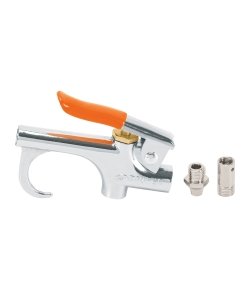Pistola metálica Truper para sopletear cuerda 1/4" NPT - Tecnología de conexión estándar para sistemas profesionales que garantiza compatibilidad con instalaciones comerciales (Clave 19023)
