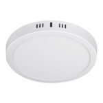 Luminario LED plafón18W 3000K, redondo, blanco, VOLTECK
