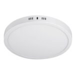 Luminario LED plafón24W 3000K, redondo, blanco, VOLTECK