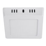 Luminario LED Volteck tipo plafón 6 W cuadrado luz de día blanco - Tecnología de iluminación compacta para espacios pequeños que proporciona claridad eficiente con instalación sencilla y discreta (Clave 47442)
