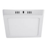 Luminario LED plafón 12W 6500K, cuadrado, blanco, VOLTECK