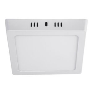 Luminario LED plafón 12W 6500K, cuadrado, blanco, VOLTECK