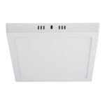 Luminario LED plafón 18W 6500K, cuadrado, blanco, VOLTECK
