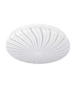 Luminario LED Volteck Basic 8W Plafón Espiral Luz Cálida - Compacto para Crear Ambientes Íntimos con Bajo Consumo (Clave 48208)