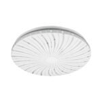 Luminario LED Volteck Basic 15W Plafón Espiral Luz Cálida - Diseño Dinámico para Ambientes que Requieren Calidez (Clave 48209)