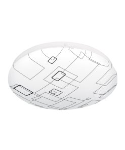 Luminario LED Volteck Basic 15W Plafón Cuadros Luz Día - Patrón Decorativo para Techos que Combina Estética y Funcionalidad (Clave 43177)