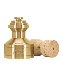 Plomada Truper de Latón 24 oz Tipo Guatemala - Tecnología de Diseño Tradicional para Albañilería que Ofrece Mayor Estabilidad en Uso (Clave 11823)