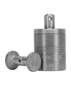 Plomada metálica de 310 g con centro, herramienta precisa para trabajos de alineación, PRETUL, clave 22462.