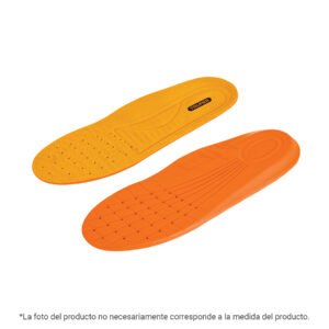 Bolsa con par de plantillas memory foam para zapato talla 23, plantilla ergonómica para confort, uso general, Truper clave 104157.