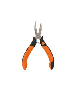 Mini pinza de punta curva 5" Truper Comfort Grip - Tecnología antideslizante para manipulación precisa que facilita el acceso a espacios reducidos (Clave 17365)