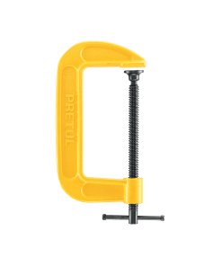 Prensa de 5' de hierro dúctil para carpintería, ideal para aplicaciones de sujeción fuerte y precisa, PRETUL, clave 27203.