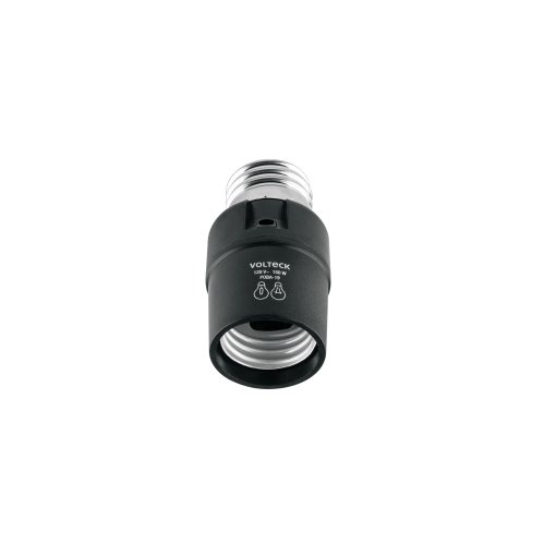 Portalámpara de PVC, con sensor de luz, VOLTECK