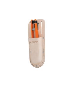 Funda de Carnaza Truper para Tijeras de Una Mano - Tecnología de Preservación Duradera para Herramientas de Corte que Mantiene las Cuchillas Afiladas y Protege al Usuario de Lesiones Accidentales (Clave 17344)