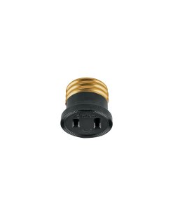 Adaptador Volteck de portalámpara a contacto - Tecnología de conversión lumínica para espacios versátiles que transforma puntos de luz en tomas de corriente funcionales (Clave 46490)