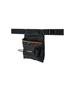 Porta Herramientas Truper de Poliéster con 5 Compartimentos - Tecnología Básica para Principiantes o Uso Doméstico Ocasional (Clave 101665)