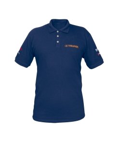 Playera polo Truper para hombre azul M - Tecnología de fibra duradera para uso diario que conserva su apariencia profesional lavado tras lavado (Clave 60464)