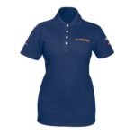 Playera polo Truper para mujer azul M - Tecnología de tejido adaptable para ambientes laborales que proporciona movilidad sin sacrificar presencia profesional (Clave 60473)