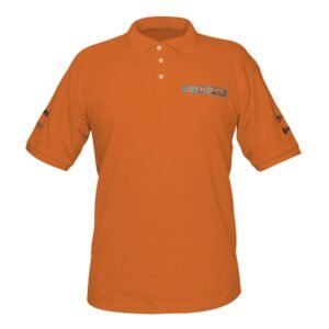 Playera polo Truper para hombre naranja G - Tecnología de alta visibilidad para supervisión de obra que permite identificación inmediata del personal responsable (Clave 60458)