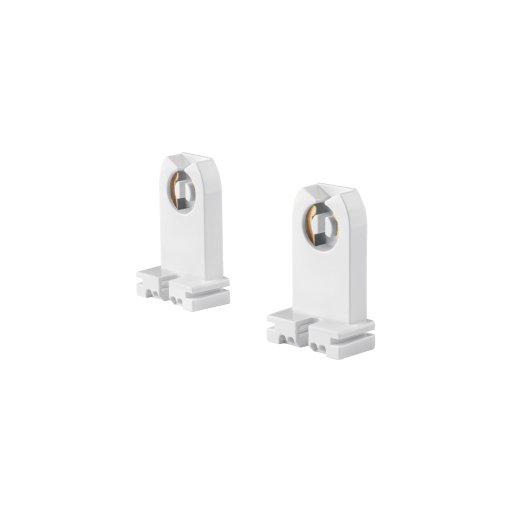 Bolsa Volteck 2pz Portalámparas para Tubo LED y Fluorescente Base G13 - Tecnología de Conexión Estándar para Lámparas de 26mm (Clave 46508)