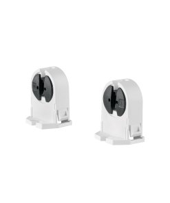 Bolsa Volteck 2pz Portalámparas para Tubo LED y Fluorescente Base G5 - Tecnología Especializada para Lámparas Delgadas de 16mm (Clave 45391)