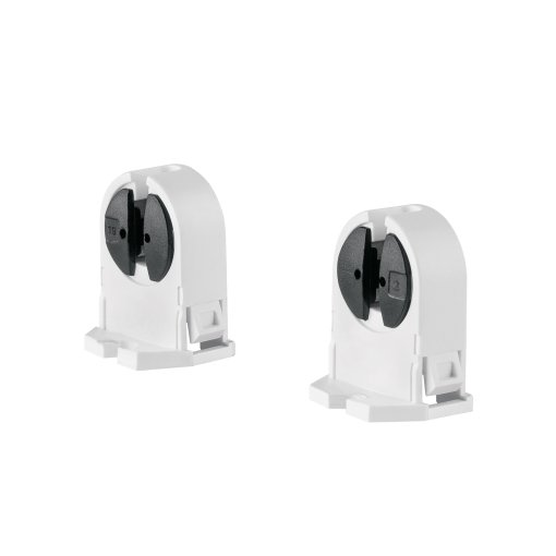 Bolsa Volteck 2pz Portalámparas para Tubo LED y Fluorescente Base G5 - Tecnología Especializada para Lámparas Delgadas de 16mm (Clave 45391)