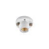 Portalámpara Volteck de porcelana para candil - Tecnología de montaje decorativo para iluminación ornamental que combina resistencia térmica con acabado refinado y elegante (Clave 46531)
