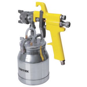 Pistola para pintar de alta presión, capacidad 1000 ml, 72 PSI con vaso reforzado Surtek PPA1