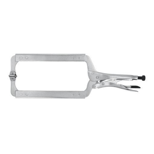 Pinza de Presión Truper 18' Tipo 'C' con Mordaza Autoajustable - Tecnología de Gran Capacidad para Piezas Voluminosas que Optimiza Trabajos Pesados (Clave 17415)