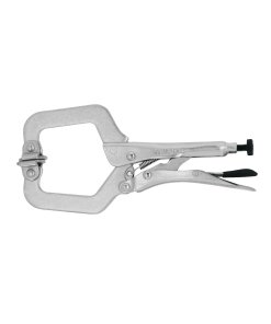 Pinza de Presión Truper 6' Tipo 'C' con Mordaza Autoajustable - Tecnología de Mango Corto para Control Preciso en Trabajos de Montaje (Clave 17413)