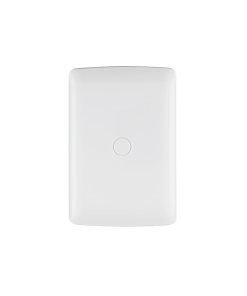 Placa Volteck Italiana Ciega Blanca ABS - Elegancia Minimalista para Cubrir Instalaciones Eléctricas con Estilo (Clave 46141)