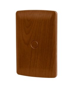 Placa ciega Volteck de ABS línea Italiana acabado madera - Tecnología de integración decorativa para reserva de espacio que preserva estética uniforme con acabado natural sofisticado (Clave 46395)