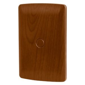 Placa ciega Volteck de ABS línea Italiana acabado madera - Tecnología de integración decorativa para reserva de espacio que preserva estética uniforme con acabado natural sofisticado (Clave 46395)