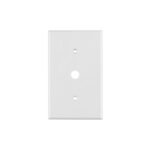 Placa de ABS para atenuador, Standard, blanco, VOLTECK