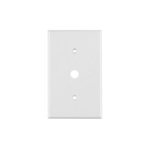 Placa de ABS para atenuador, Standard, blanco, VOLTECK