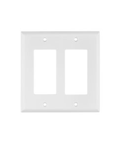 Placa 2 ventanas Volteck de policarbonato línea Classic - Tecnología de integración dual para ambientes exigentes que proporciona resistencia superior con diseño funcional y atemporal (Clave 46419)