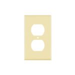 Placa de ABS dúplex, Standard, marfil, VOLTECK
