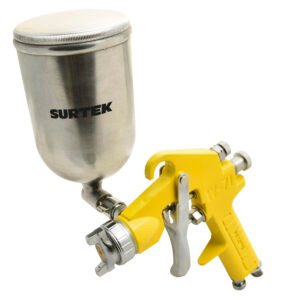 Pistola para pintar terminados, capacidad 400 ml, 72 PSI Surtek PPG3