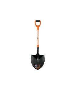 Pala redonda #4 Truper T-2000 tipo español puño 'Y' - Tecnología europea adaptada para terrenos variados que combina tradición con innovación en diseño ergonómico (Clave 17165)