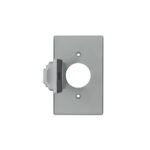 Placa contacto redondo, policarbonato,p/intemperie, Standard