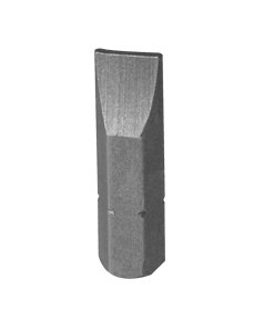 Punta plana para destornillador hexágono de 1/4", 1/4" x 1" 5 piezas Surtek PPL141