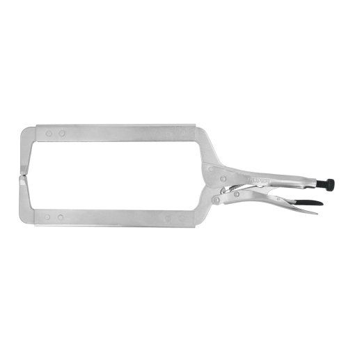 Pinza de Presión Truper 18' Tipo 'C' con Mordaza Fija - Tecnología de Palanca Extendida para Mayor Fuerza de Sujeción en Aplicaciones de Mantenimiento (Clave 17418)