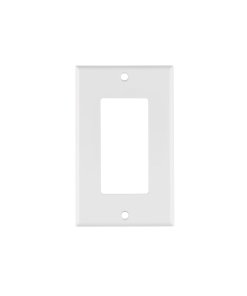 Placa 1 ventana Volteck de policarbonato línea Classic - Tecnología de integración resistente para ambientes exigentes que combina durabilidad excepcional con diseño atemporal y elegante (Clave 46418)