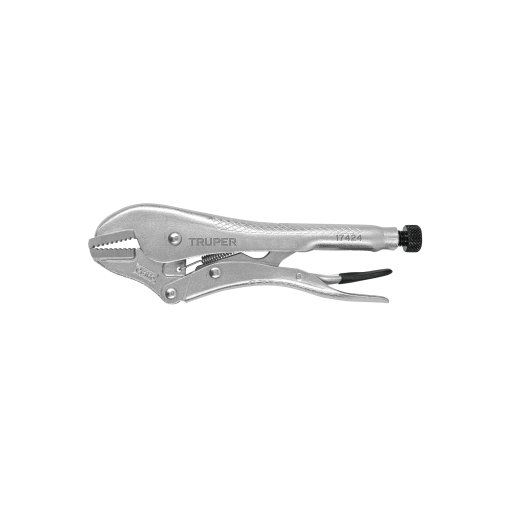 Pinza de Presión Truper 10' Mordaza Recta - Tecnología de Resorte Integrado para Apertura Automática que Agiliza Operaciones Repetitivas (Clave 17424)
