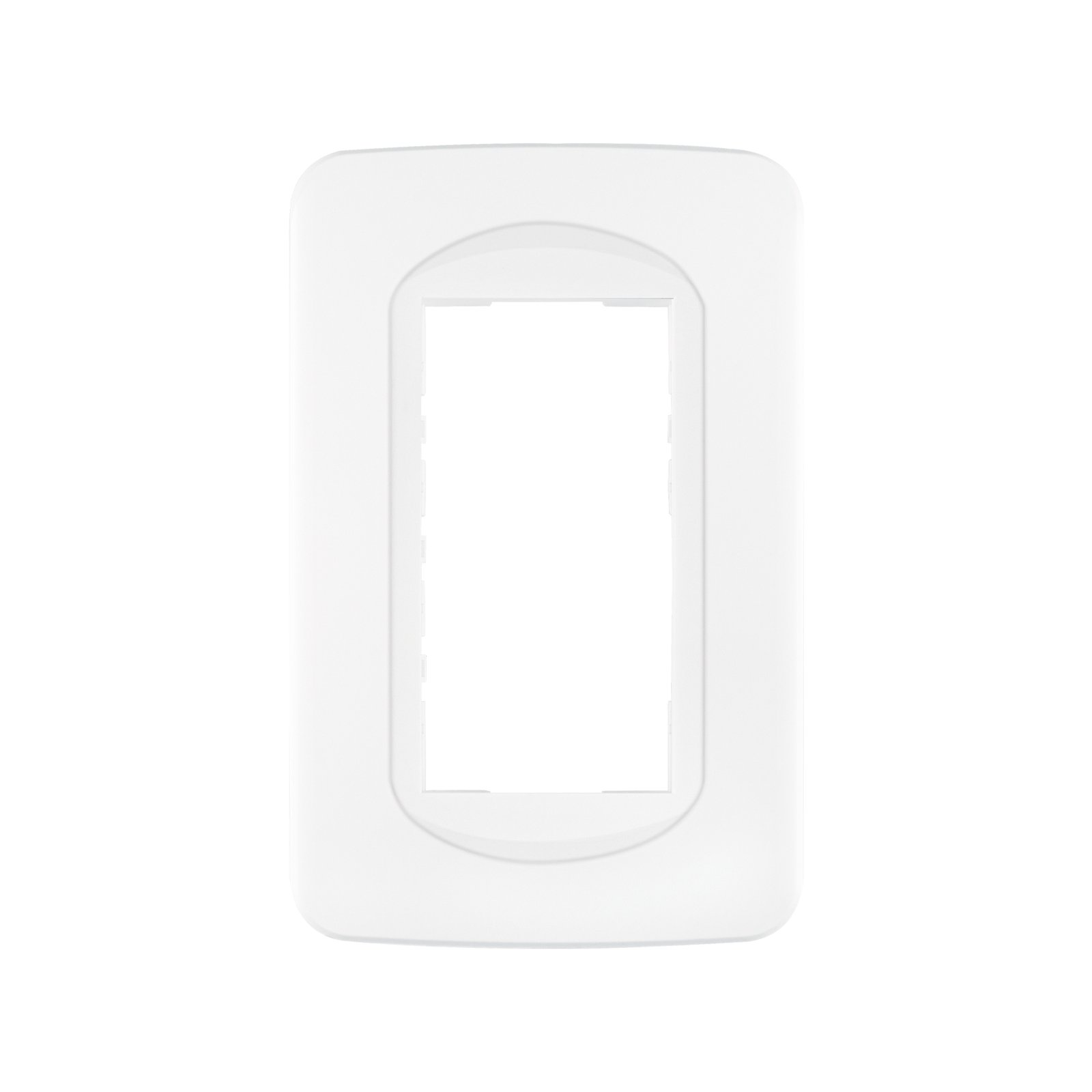 Placa Volteck de 1 ventana 3 módulos línea Toledo Basic - Tecnología de montaje extendido para aplicaciones especiales que maximiza superficie operativa con inversión controlada (Clave 29043)