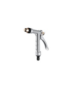 Pistola para Riego Truper 2 Funciones Metálica con Boquilla Regulable - Tecnología de Ajuste Precise para Control de Flujo que Adapta a Diferentes Necesidades (Clave 17482)