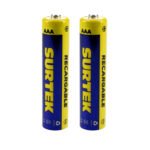 Pila recargable Surtek "AAA", 2 piezas Surtek PR23A